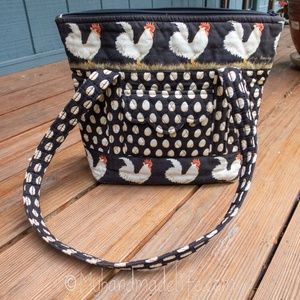 Vera Bradley Chanticleer Chicken and Eggs Tote bag